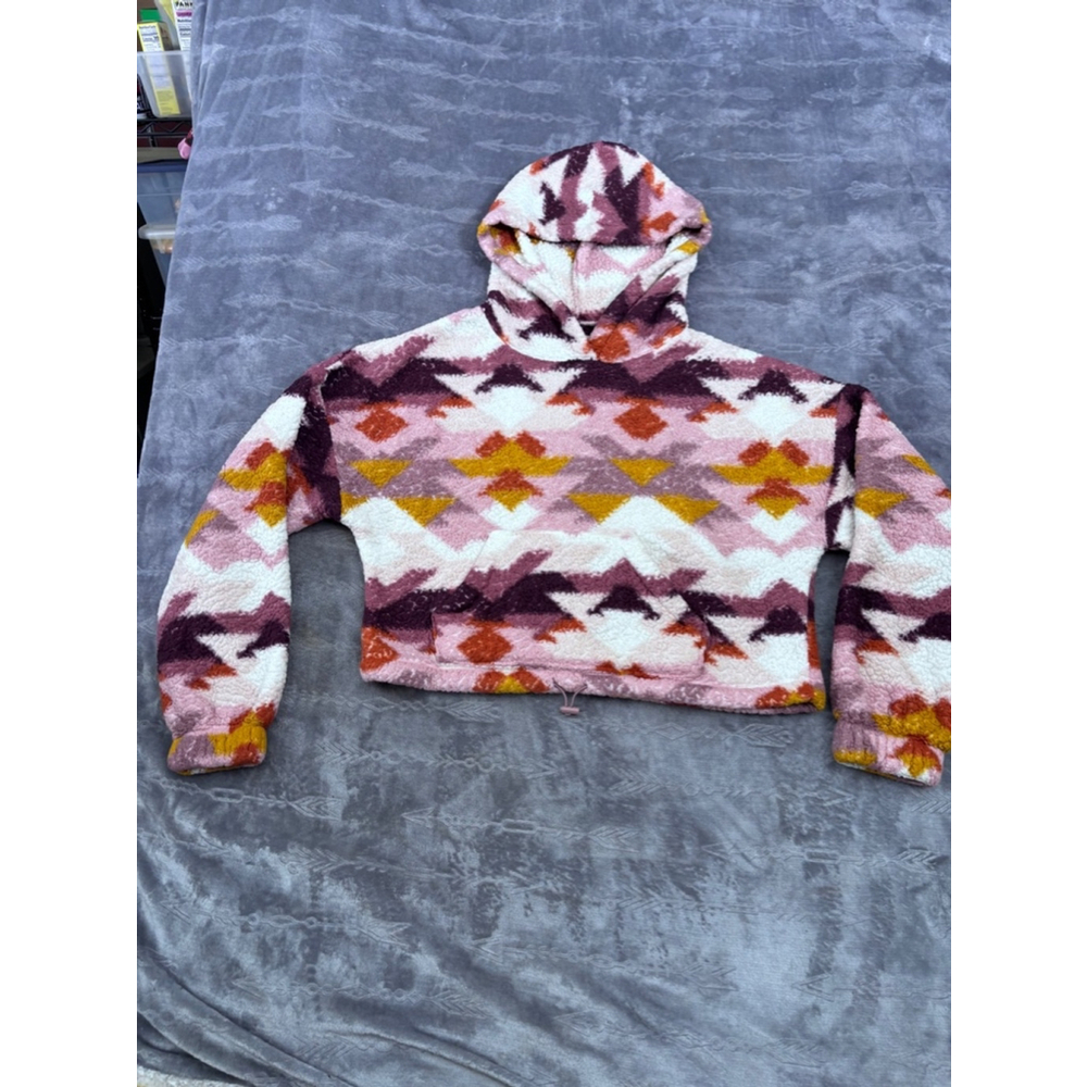 Women's Aeropostale Southwestern Native 

Hoodie, S, Pink Purple